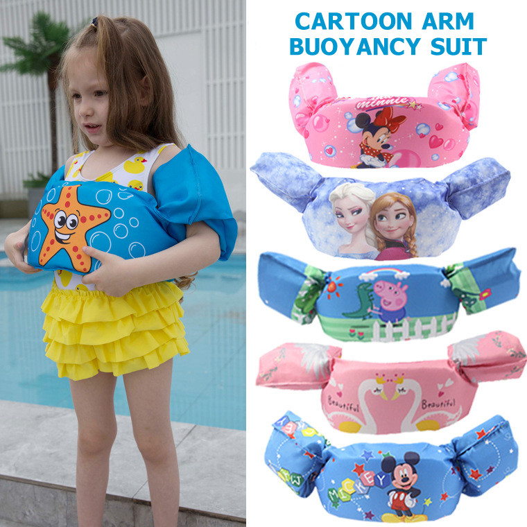 in stock Frozen Mickey Paw Patrol Flamingo Life Jacket Kids Boys Girls Swimwear Foam Float Vest Water Beach Safety Gear