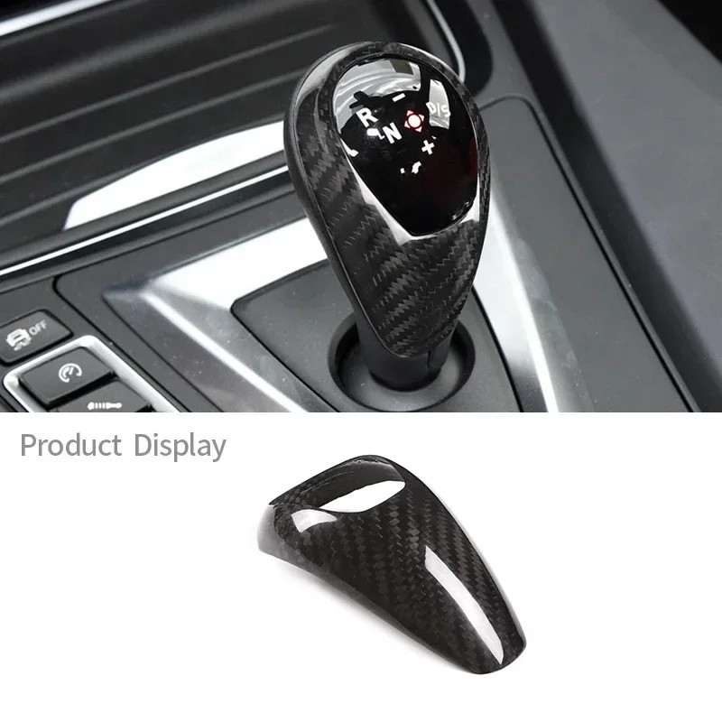 Real Carbon For BMW M2 F87 M3 F80 M4 F82 M5 F83 F10 F85 X5M F86 X6M F12 Car Gear Shift Shift Lever Decoration Gear Handl