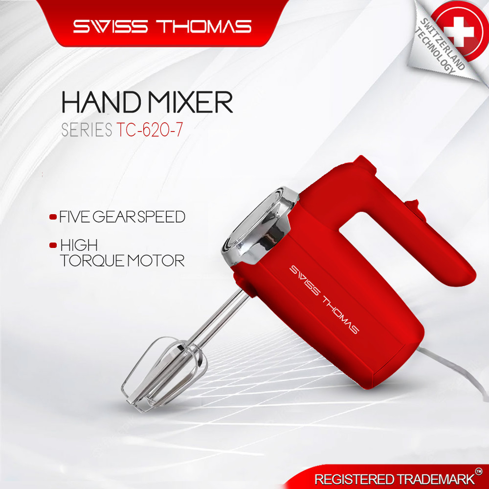 SwissThomas Hand Mixer 3-in-1 (380W)