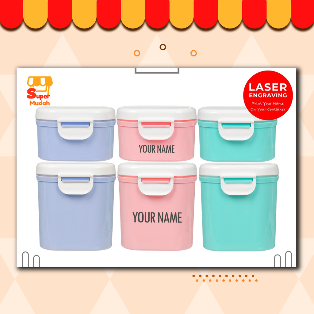 Bekas Susu Tepung Bayi Bebas Bpa Penyimpanan Makanan Berlapis Mudah Menjimatkan Ruang B…