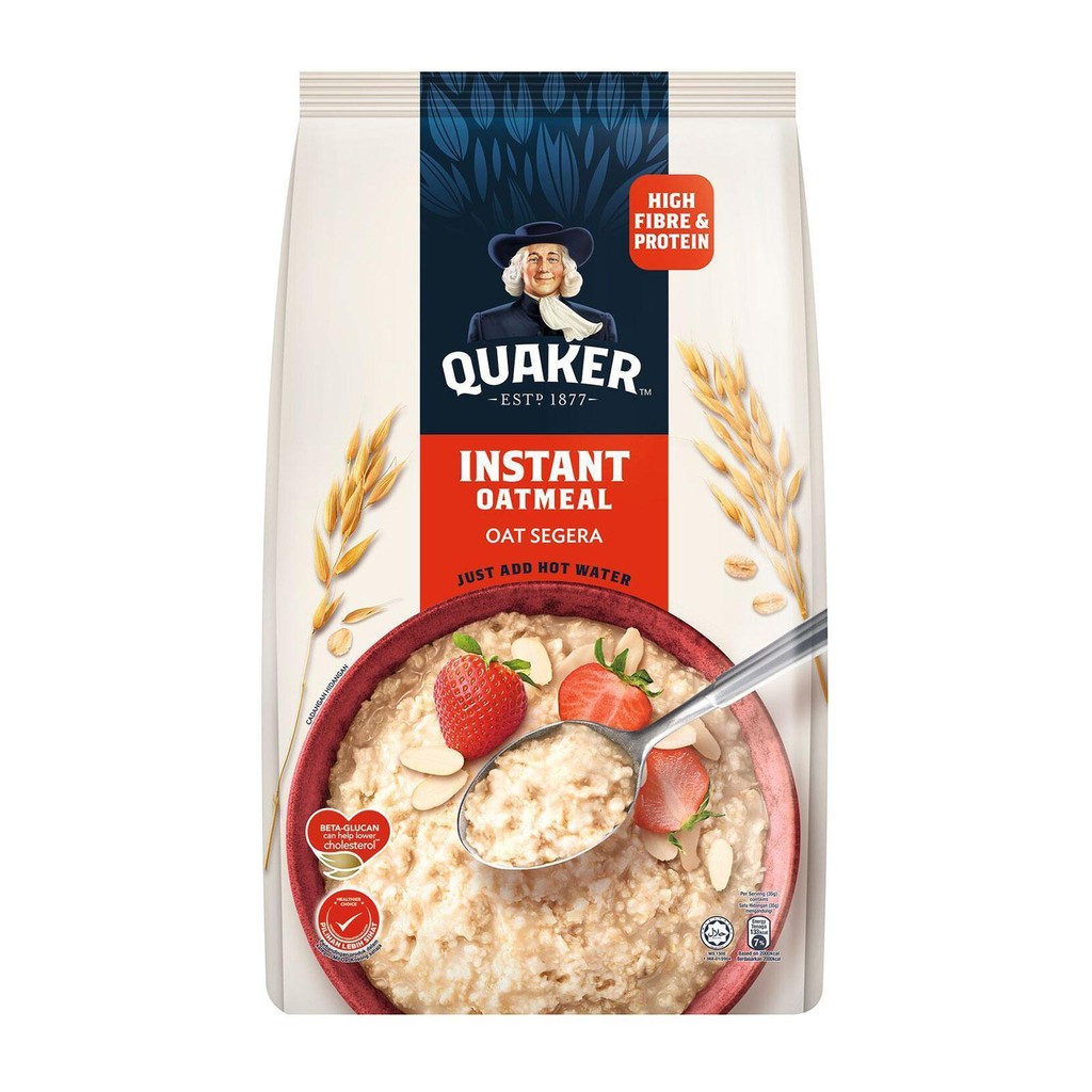 Bundle of 3) Quaker Oats Instant Oatmeal 800g