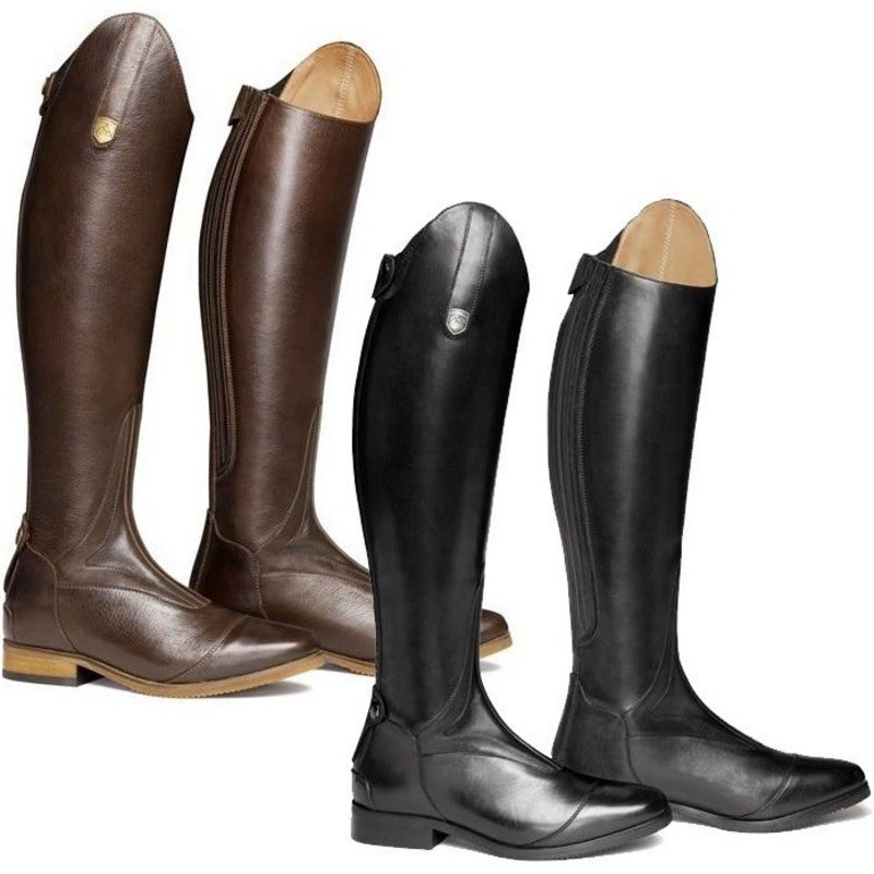 in stock 2023 New Equestrian.high Boots Women Rider Horse Riding Boots Smooth Pu Leather Autumn Spring Mountain Riding B