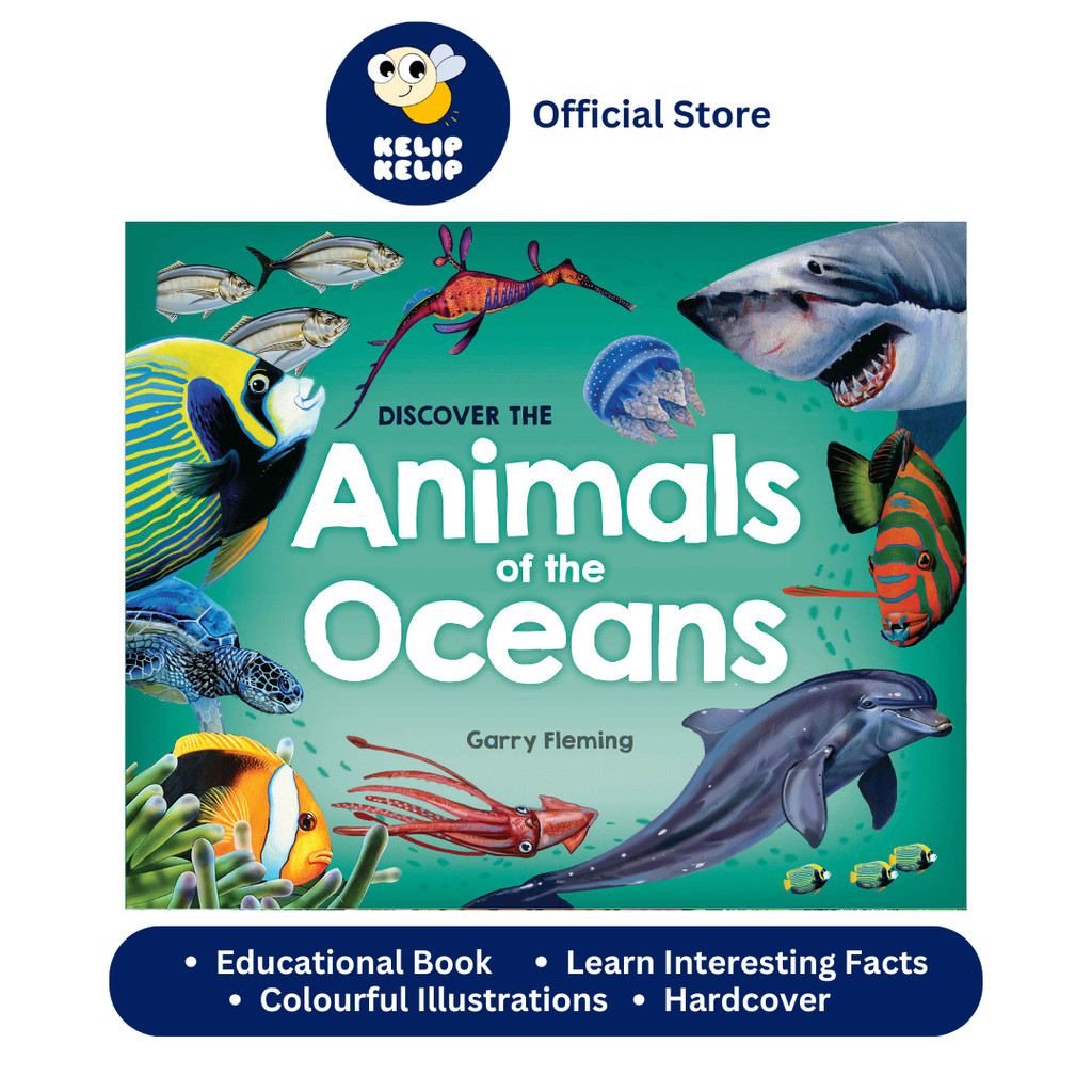Animals Of The Oceans Educational Book For Kids To Discover Marine Life
