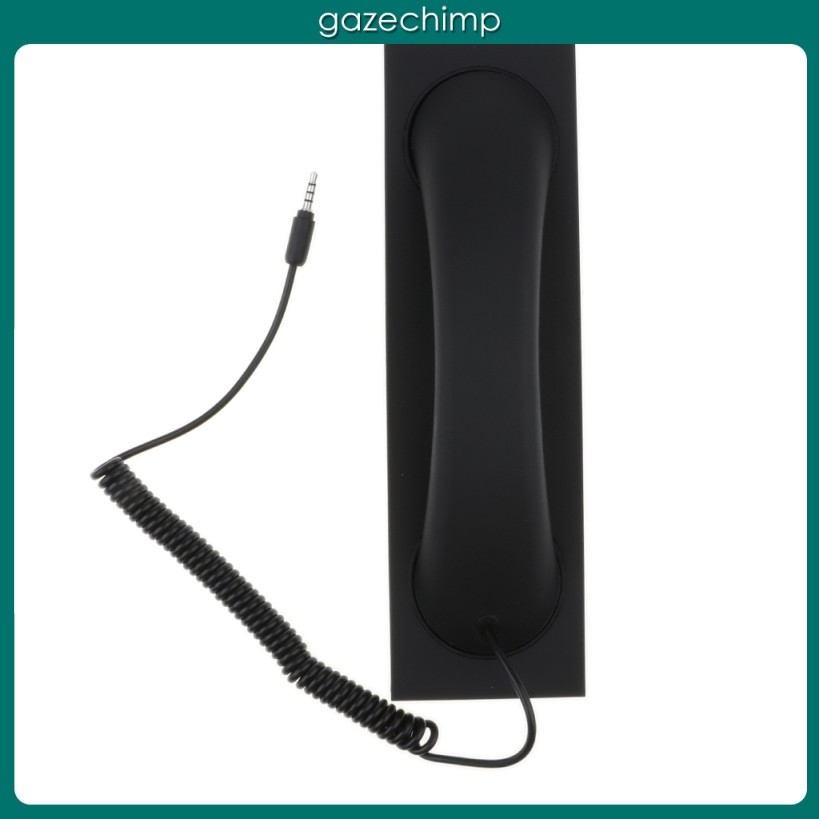 in stock 3.5mm Wired Retro Radiation Proof Phone Handset Socket Cell Phone Receiver For IPhone Samsung Android Smartphon