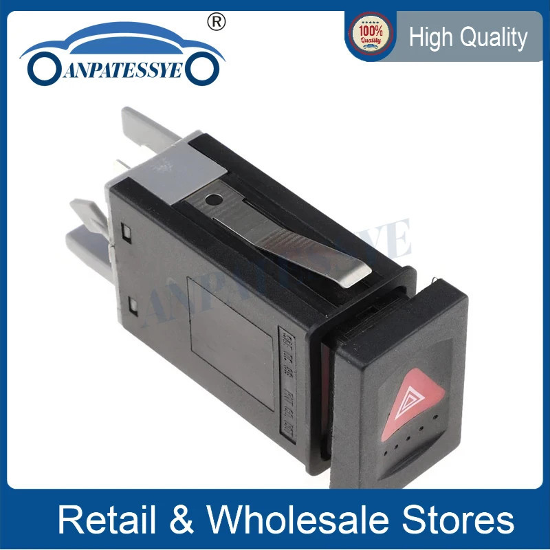 High Quality Hazard Warning Indicator Light Switch Button  Emergency Switch For VW Passat B5 3B Variant 3B0953235D 3B0 9