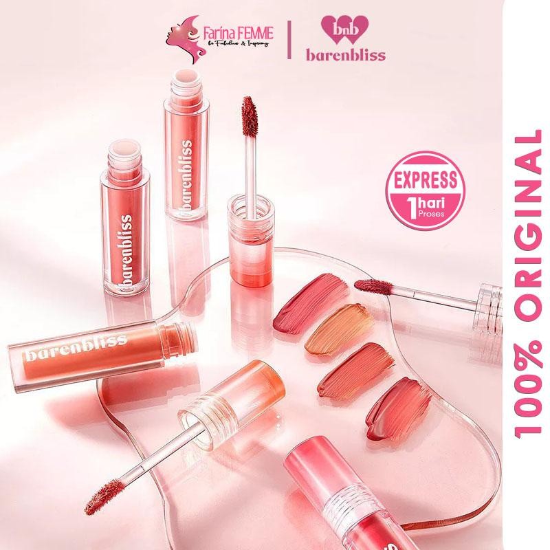 in stock Femme || Bnb barenbliss Berry Makes Comfort Lip Cream Matte Korea Liquid Lipstick Long Lasting