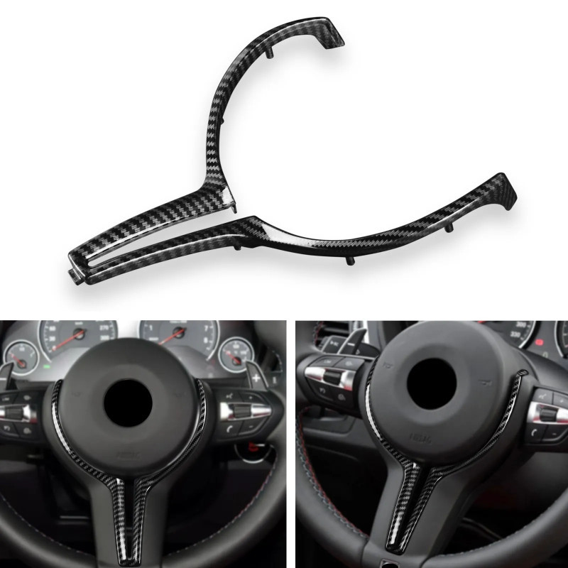 Steering Wheel Cover Trim Sticker Strip For BMW M Series F87 M2 F80 M3 F10 M5 F15 X5M F16 X6M 2011-2018