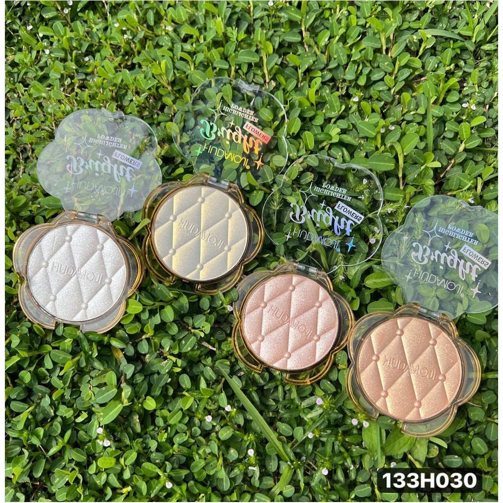 READY STOCK ( WHOLESALE RM 3.00/1pcs ) 1 Box 24 pcs HIGHLIGHT BRIGHT PALETTE GLITTER FLOWER