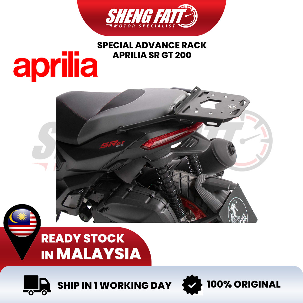 Aprilia SR GT 200 Special Advanced Rack Aprilia SR GT 200 Special Advanced Rack Durable Motorcycle Storage Accessory