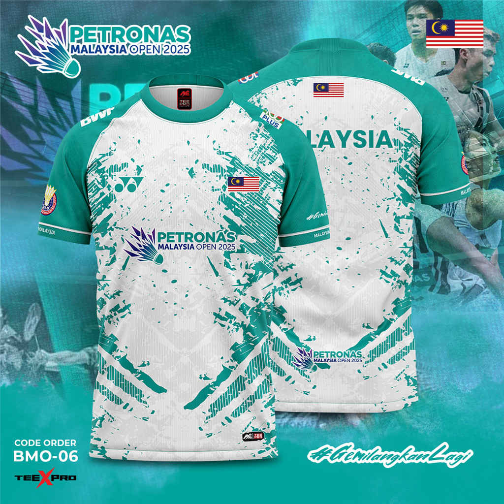 【Free custom】Badminton jersey oversized T-shirt /POLO shirt /Long sleeved shirt Unisex design baju lelaki high-quality Malaysia Outdoor Sports Shirt quick drying cheap shirt Top‌