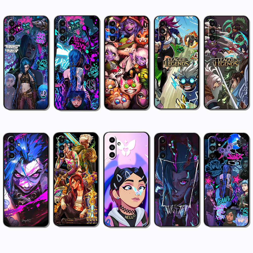 for Samsung S21 S23 S24 FE Plus Ultra League of Legends Same model anti-drop phone case