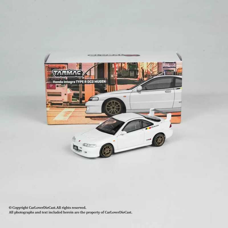 TW 1: 64 Honda Integra TYPE R DC2 White Alloy Car Model