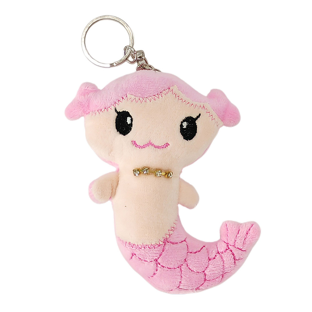Crystal Soft Water Mermaid Plush Figure For Bag Collecting And Decoration