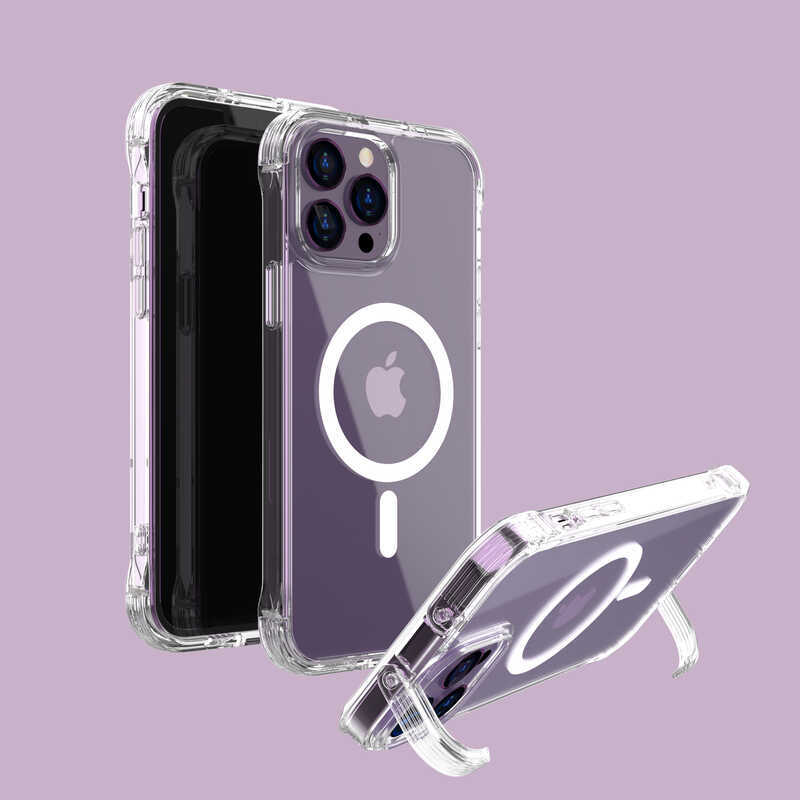 Suitable for 16 Transparent Case 15 Magnetic Bracket 17 Phone Case Wireless Protective Case promax High Transparency