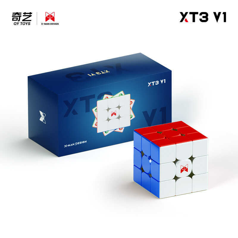 Qiyi XT3 V1 Flagship Pioneer UV Dual Version Competition Event Competition Dedicated XMD Magnetic Levitation Rubik's Cube Educational Toys