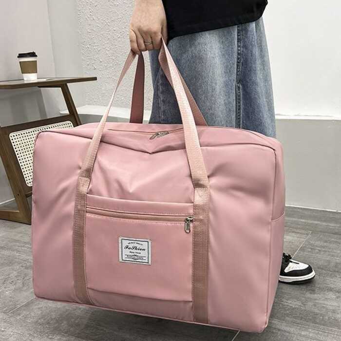 Oxford Cloth Waterproof Storage Bag Foldable Quilt Clothes Organizer Bag Moving Packing Bag Travel Handbag