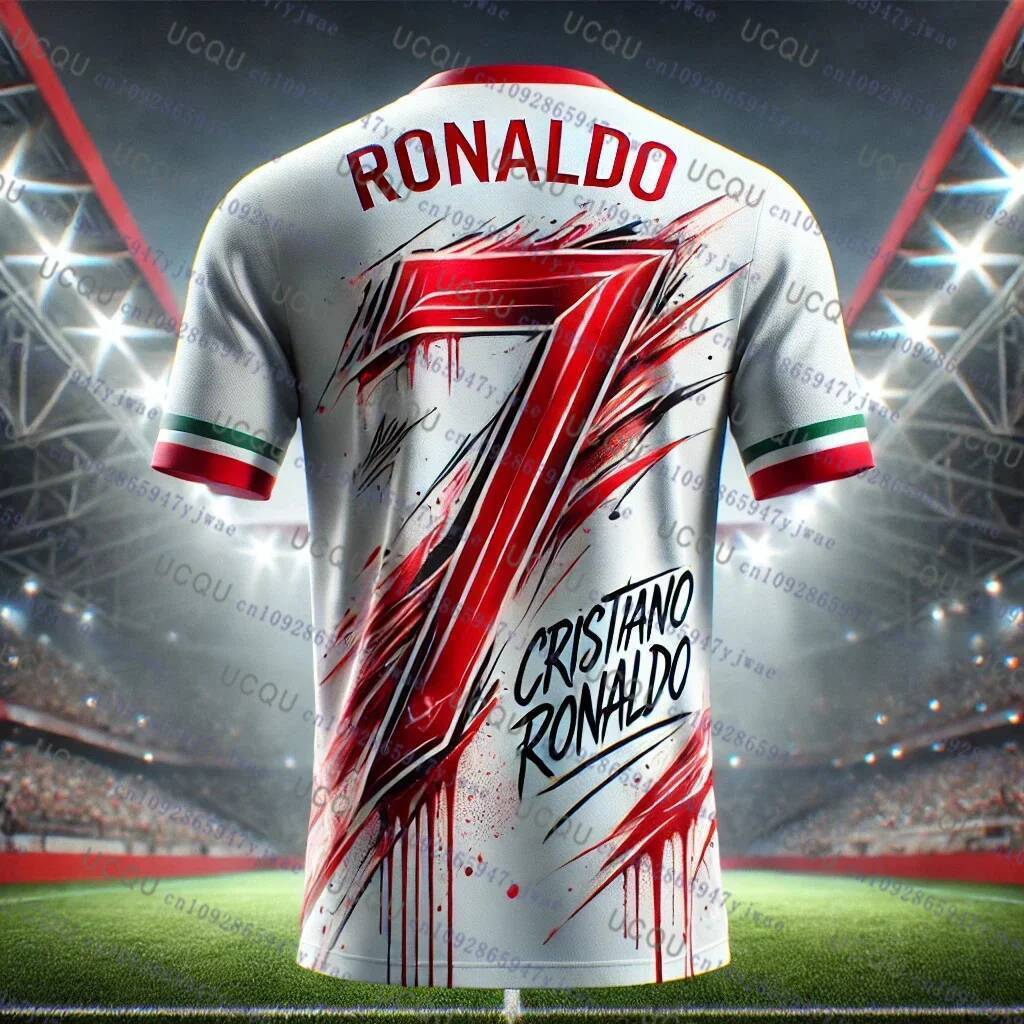 Chatgpt Special Edition Ronaldo No7 Football Jersey Breathable Quick Drying Sweat Wicking Sport TeeSoccer Jersey For Adult/Kid