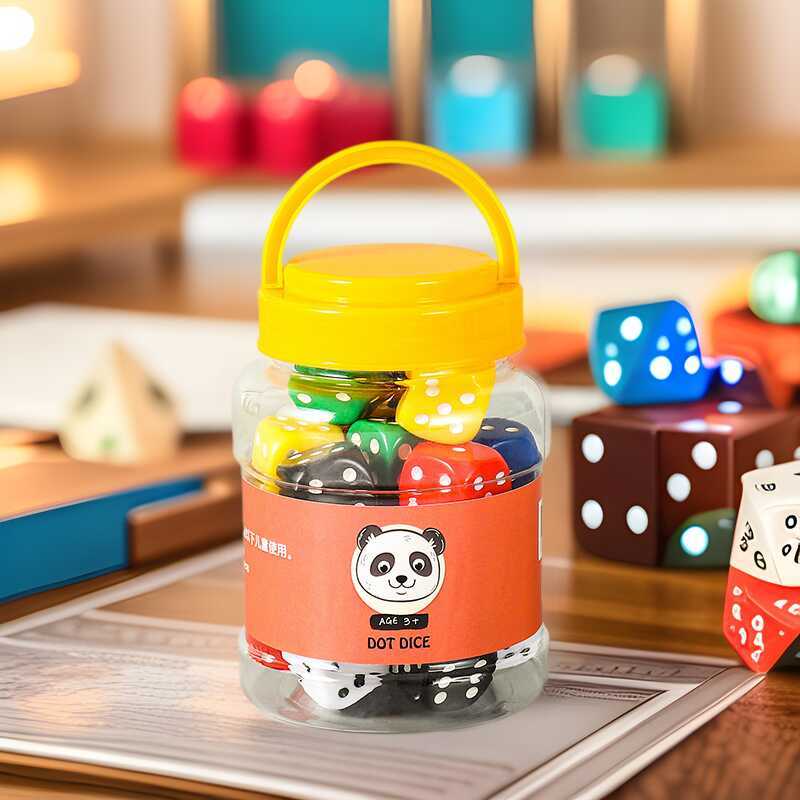 High-Quality Big Dice Swinger Digital Dice Sieve Sieve Cup No. 12 12mm No. 14 14mm Board Game Toys Teaching Use