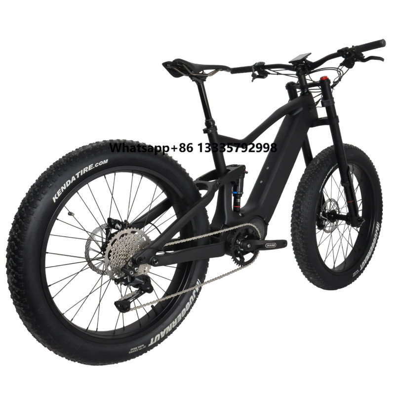 High-end Version 2022  Toray Carbon  Snow Bicycle Bafang M620  Motor Ultralight Complete Suspension Fat E-Bikes 1000W 48