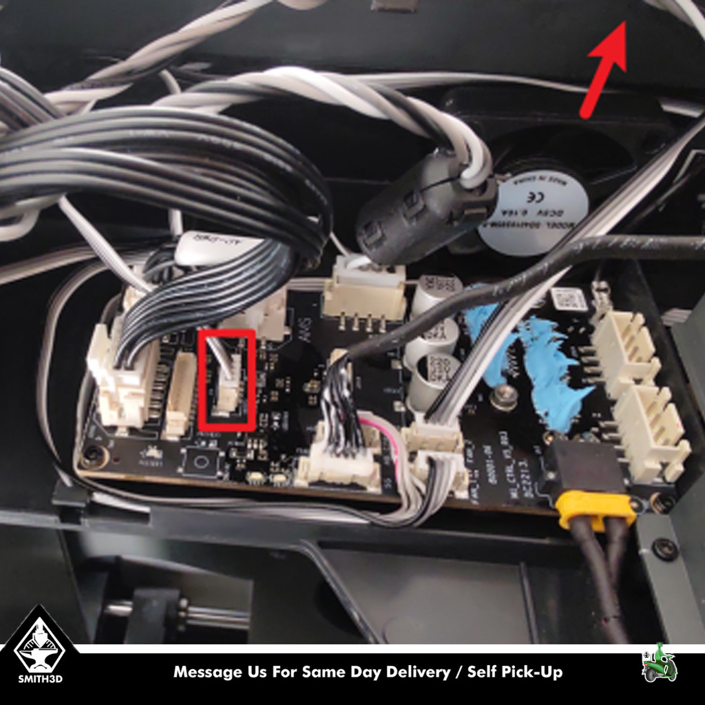 sg 11134202 824ie Bambu Lab MC Board Fan Replacement for P1 X1 Series