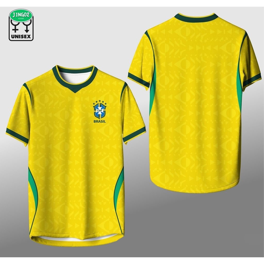 Premium Quick-dry Retro Brazil 1970 Jersi Bola 2026 World Cup Unisex Men Women Fan Cheer Top Viral Trending