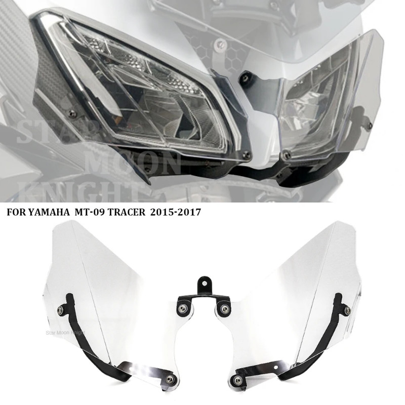 Motorcycle Headlight Protection Protector Headlight Film Guard Front Lamp Cover For YAMAHA MT-09 TRACER 2015 - 2017 MT09