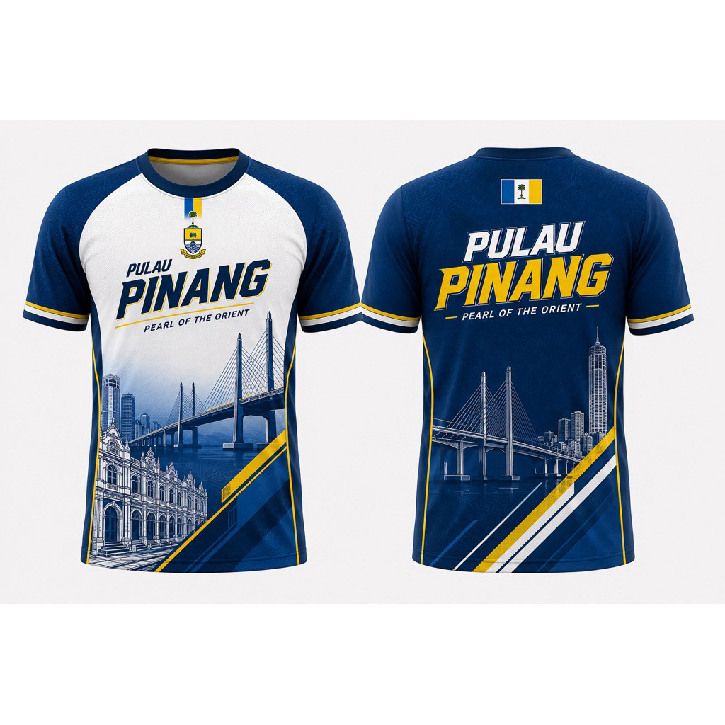 Jersi Pulau Pinang Pearl of The Orient – Premium Sublimation