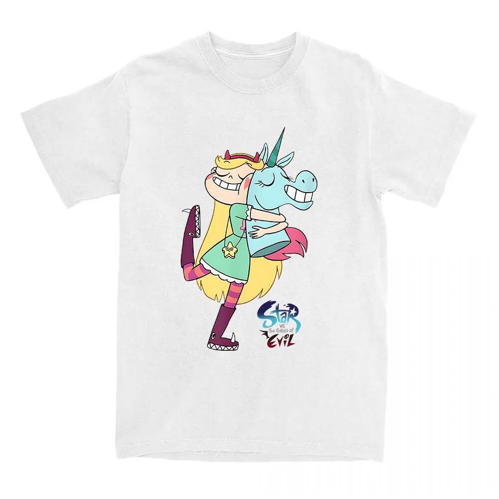 Comedy Star Vs. The Forces of Evil T-shirt Summer O-neck Unisex Streetwear Short Sleeve Casual
