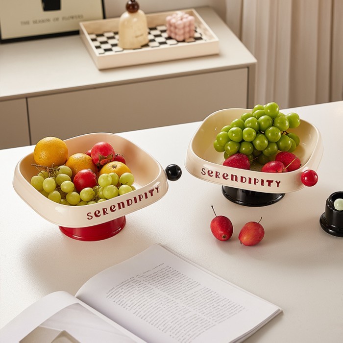 Coffee Table Snack Display Plate Tall Fruit Plate Living Room Household New Style Fruit…