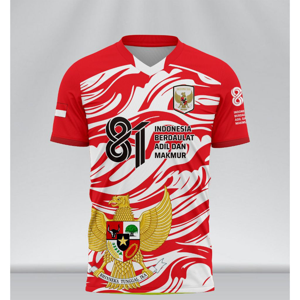 Jersey for the 81th Anniversary of the Republic of INDONESIA, 2026, INDONESIA, BEHAVIOR, ADIL AND MAKMUR D