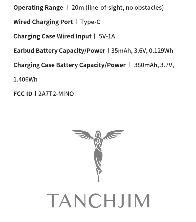 TANCHJIM Mino Asano Tanch Edition, True Wireless Earbuds: 10mm Dynamic ...