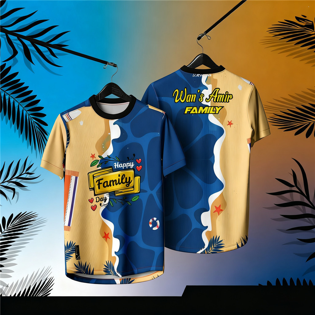 Free Custom Name Family Day Jersey 2026 New Design Adult And Children's Sport Clothing High Quality Family Day Theme Baju T Shirt Lelaki Malaysia Outdoor Sports Shirt