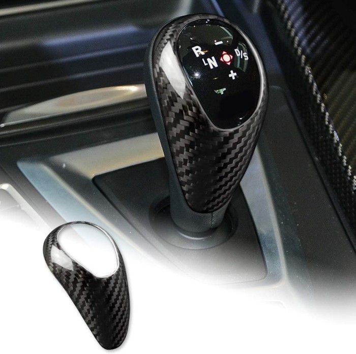Dry Carbon Fiber Car Gear Shift Knob Cover Trim For BMW M2 M3 M4 M5 M6 F87 F80 F82 F83 F10 F12 F13 F06 E90 E93 E60 E61 E