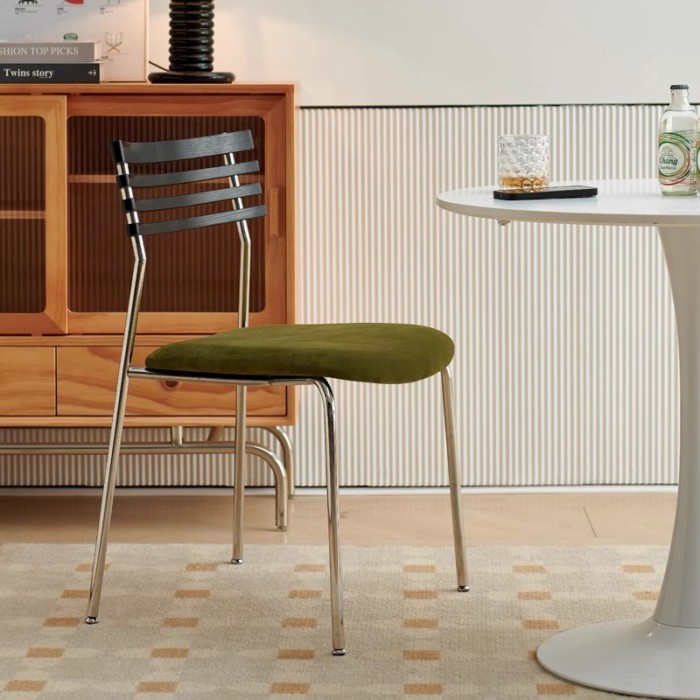 Ins Internet Celebrity Milk Tea Shop Back Chair Designer Home Light Luxury Desk Chair Simple Small Apartment Coffee Dini