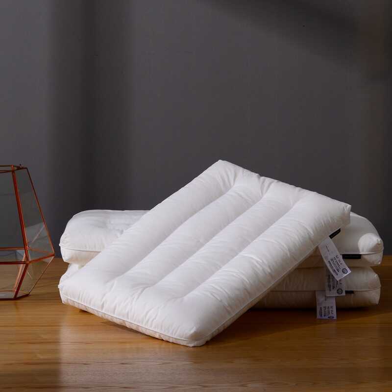 60 Pcs Mother Baby Grade Pure Cotton Hotel Low Pillow Adult Hotel Pillow Core Washable Pillow