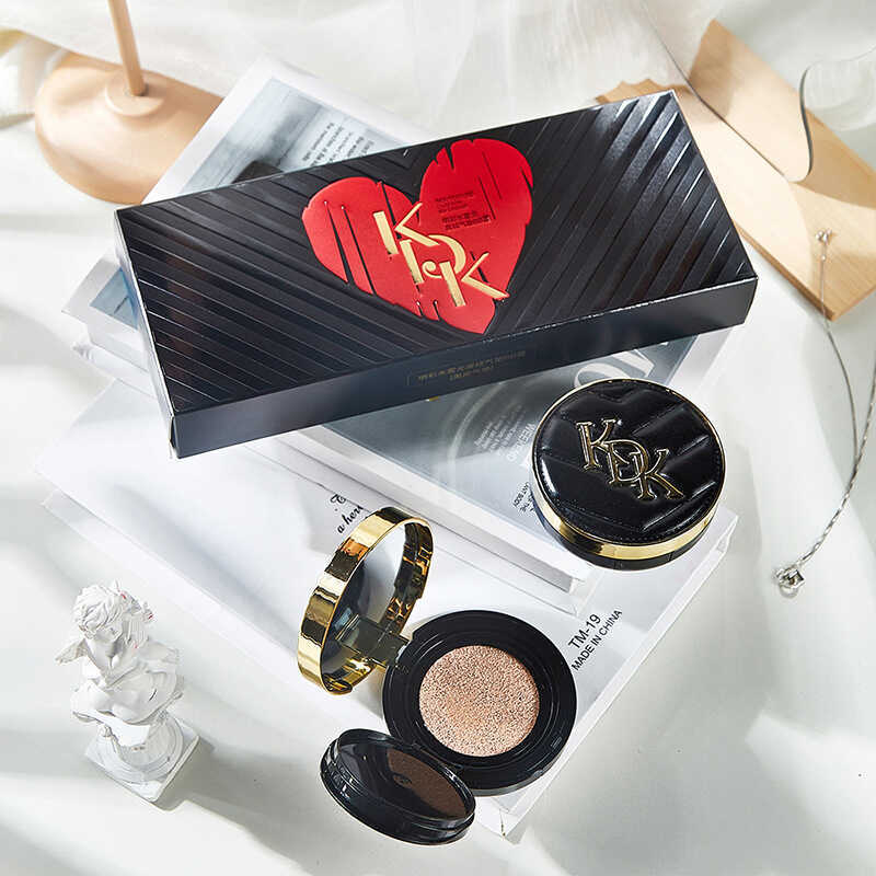KDK Bright Color Water Matte Glossy Skin Line Cushion Cream Delicate Fit Water Feeling Foundation Cream Concealer Daigou 84420