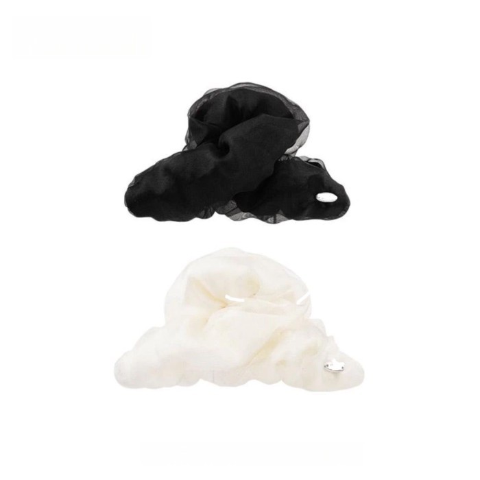 Classy Elegant Light Luxury Cloud Pleated Clamp Hairpin Basic Low-Key Hair Clamp All-Match Niche Shark Clip Headdress