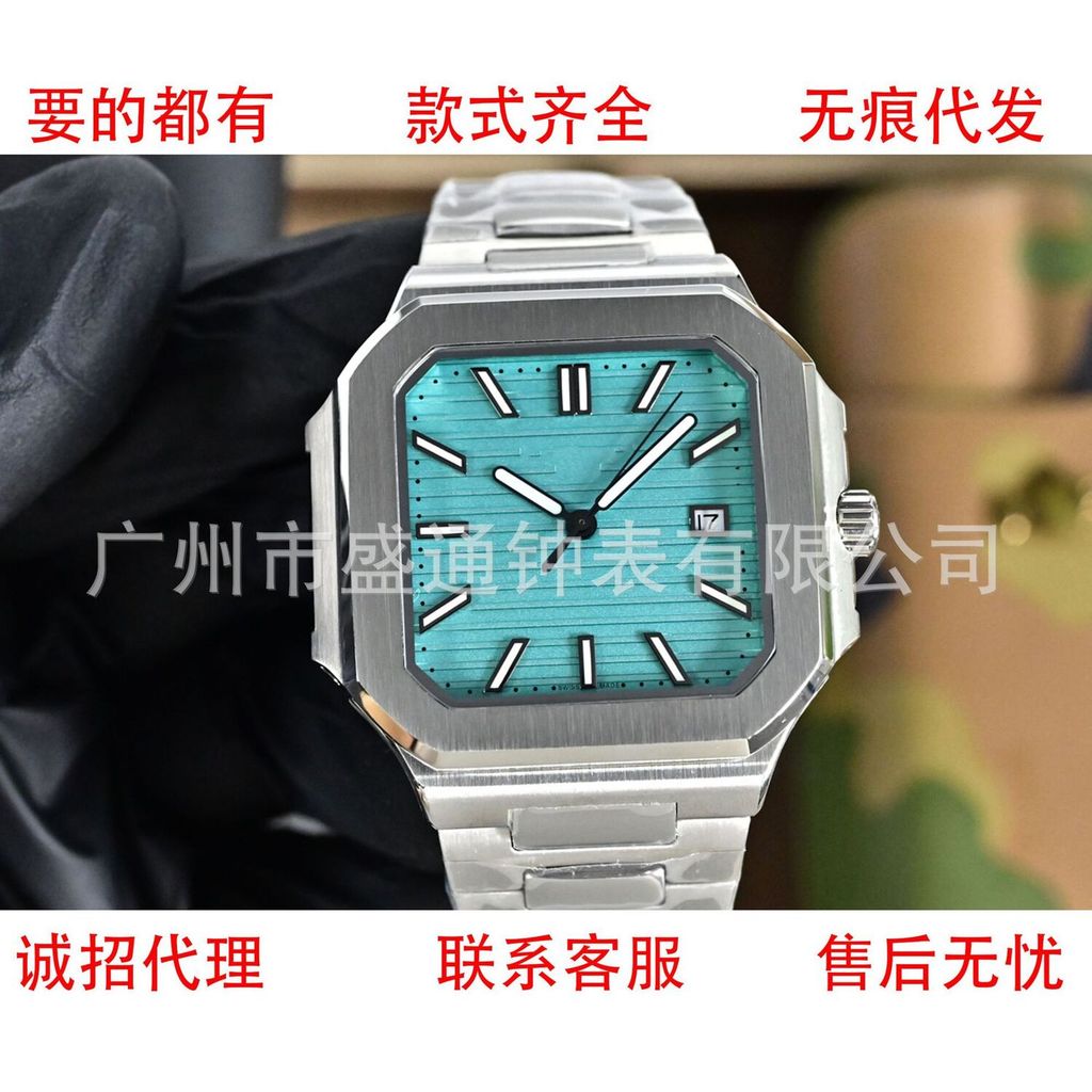 2026 Fashion Sports Station Western Men's Square Stainless Steel Mechanical Watch Full Business Type Automatic Mechanical Overseas Hot-selling Watch 969