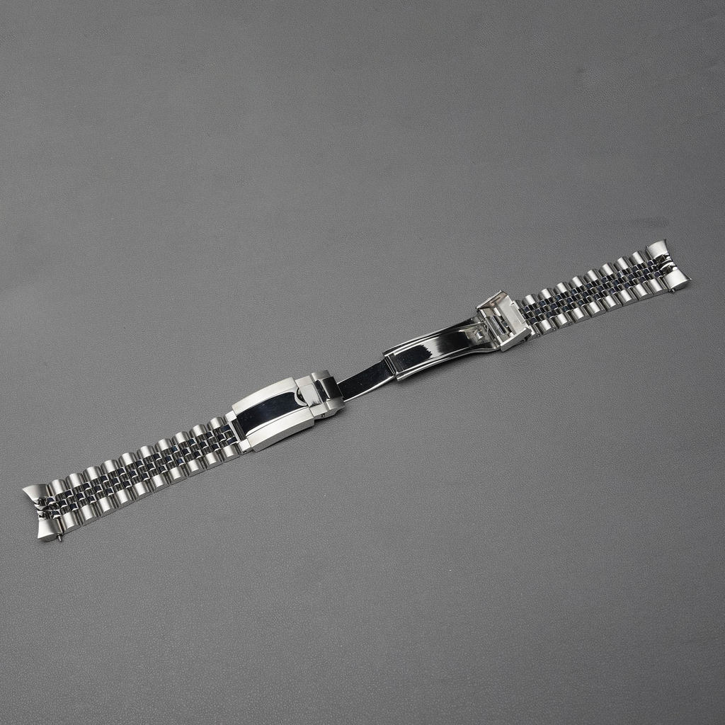 For ORIENT Mako 40 Solid End 20mm Silver Steel Juiblee Watchband
