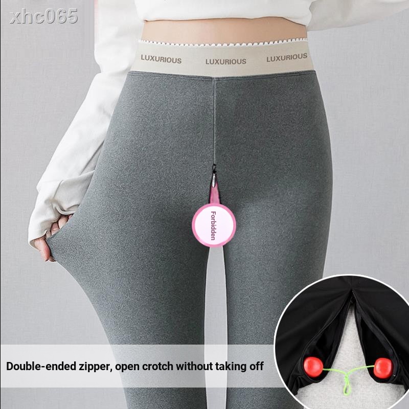 open crotch women's pants