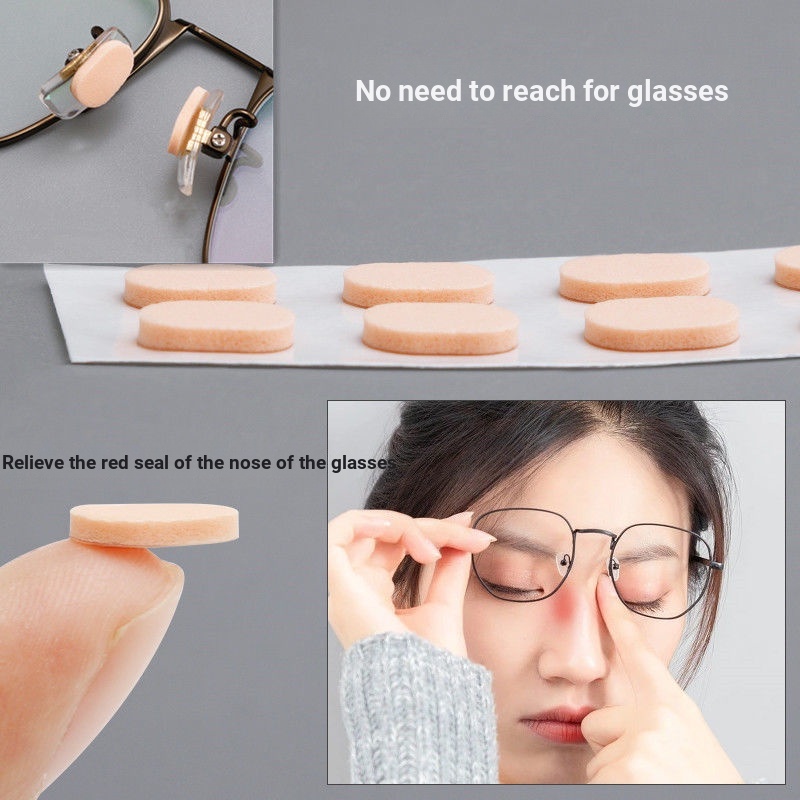 Glasses nasal bridge decompression paste pressure - proof nose cushion ...