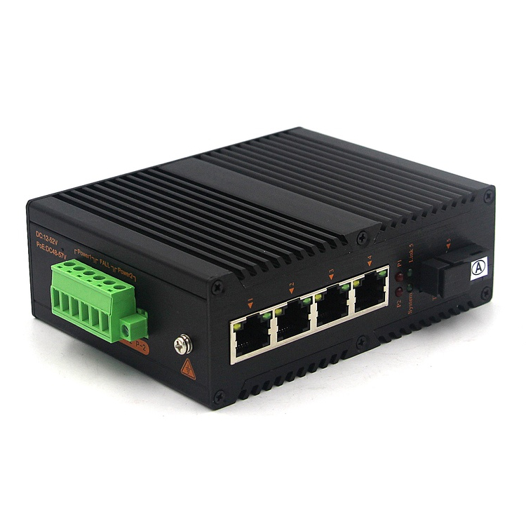 Industrial Grade Switch 1 * 9 Light Weave+4 RJ45 Net Port1 X 9 Module