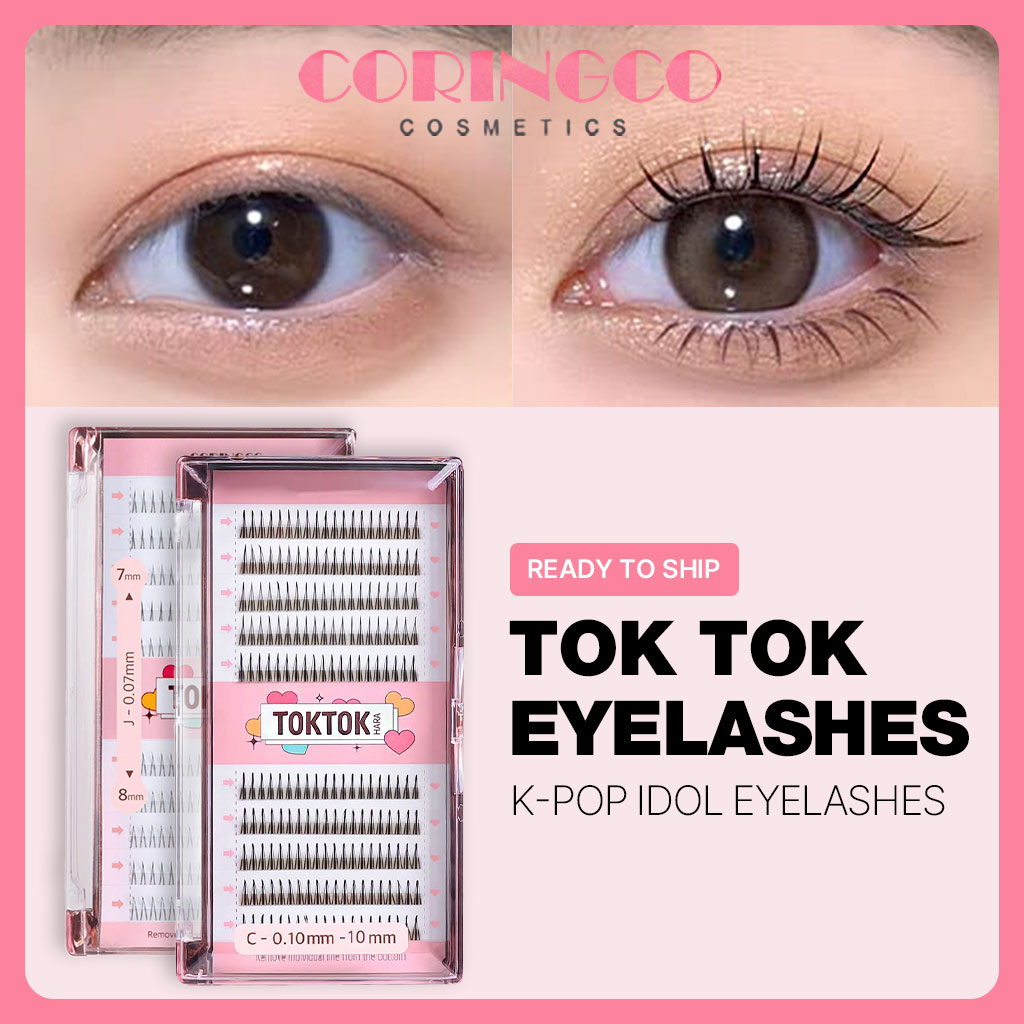 [CORINGCO] Tok Tok Hara Filter Eyelashes / Individual Self Adhesive False Eyelashes / Natural K-pop Idol lashes / Shipping from Korea