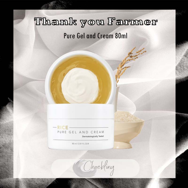 [Thank you Farmer] Pure Gel and Cream 80ml Hypoallergenic vegan smoothing gel skin balance korea beauty korean skincare