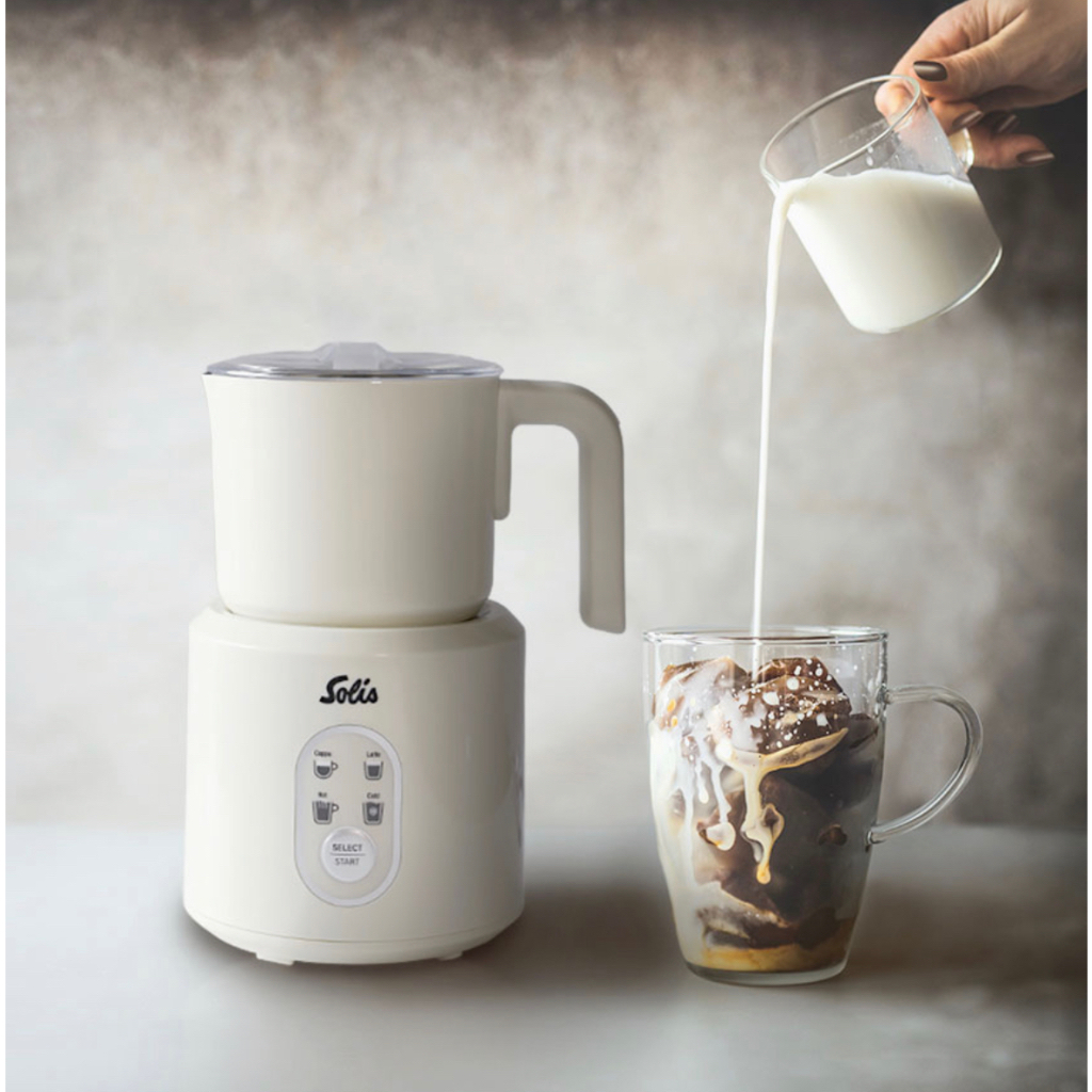 Solis Electric Milk Frother Milk Foamer Latte Steamer