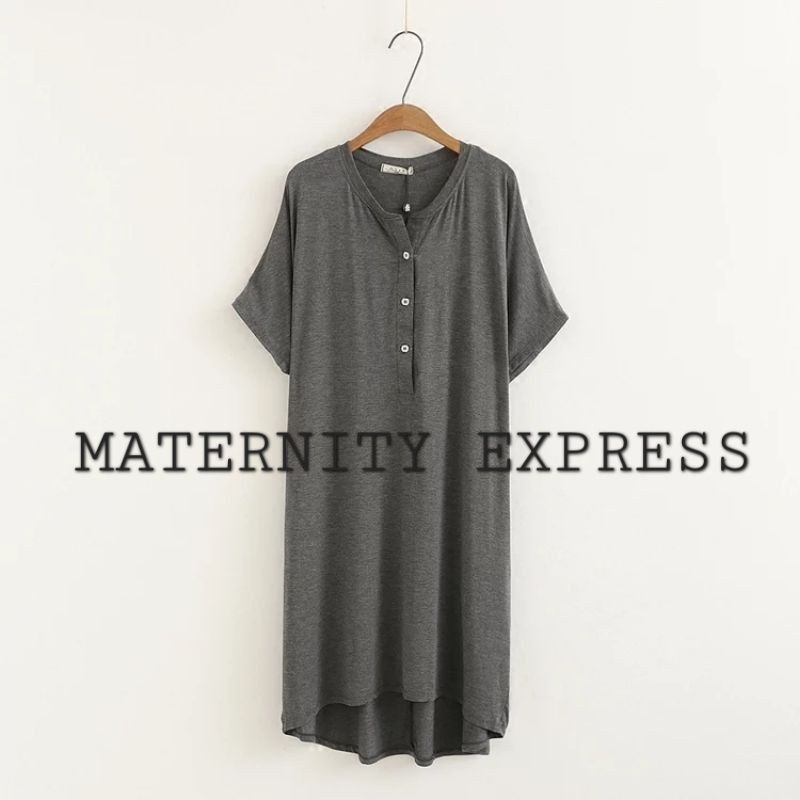 maternity dress nursing dress confinement pajamas soft cooling material md6