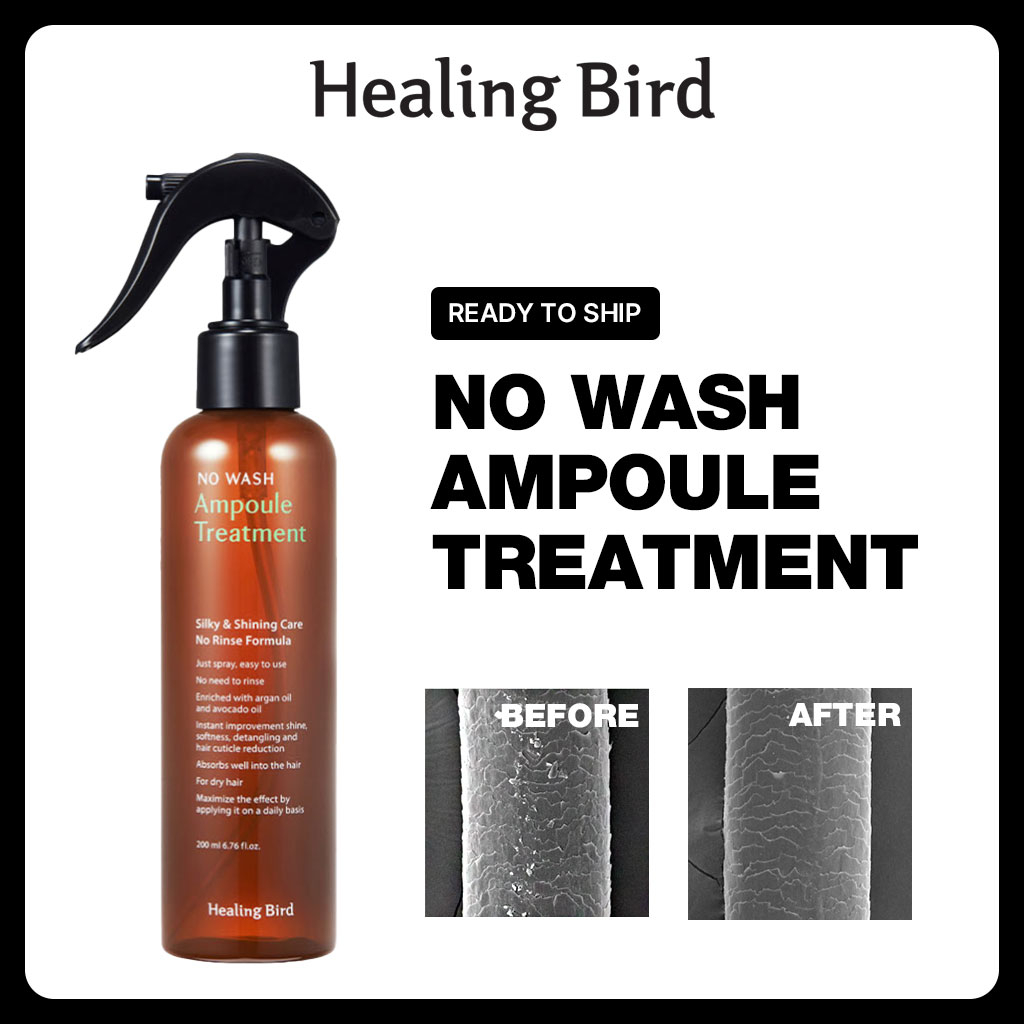 [ HEALING BIRD ] Ultra Protein No Wash Ampoule Hair Treatment 200ml + Free Gift / Shipping from Korea