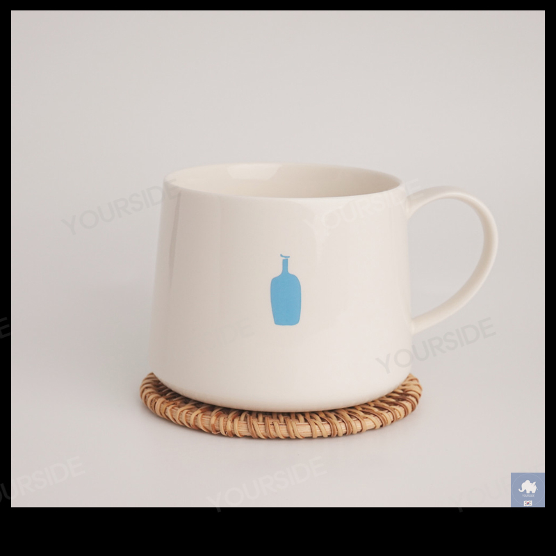 [BLUE BOTTLE] White Mug Cup 341ml Blue Bottle Tumbler, Coffee Cup Water Mug