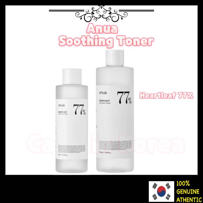 ANUA Heartleaf 77% Soothing Toner anua 77 250ml / 40ml