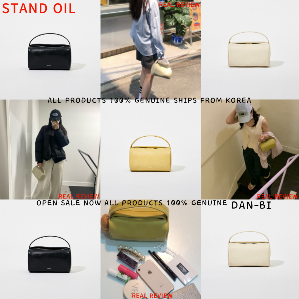 [STANDOIL] RADIO BAG 3COLORS WOMEN VEGAN LEATHER TOTE BAG DAILY OFFICE VANILLA / OLIVE / BLACK